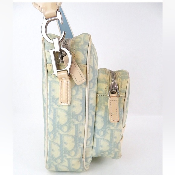 Dior Elegant Blue and Cream Crossbody Bag - Picture 5 of 16